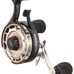 13 Fishing FreeFall Carbon - Inline Ice Fishing Reel - Trick Shop Edition