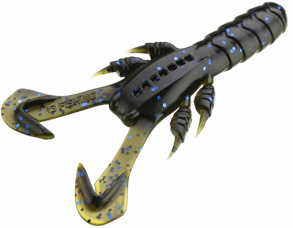 13 Fishing Ninja Craw With Ninja Tail Lures