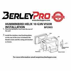 BerleyPro Humminbird Series Fishfinder Visors Kayak Fishing