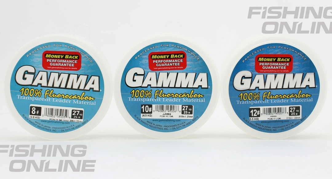 GAMMA 100% Fluorocarbon Transparent Leader Material
