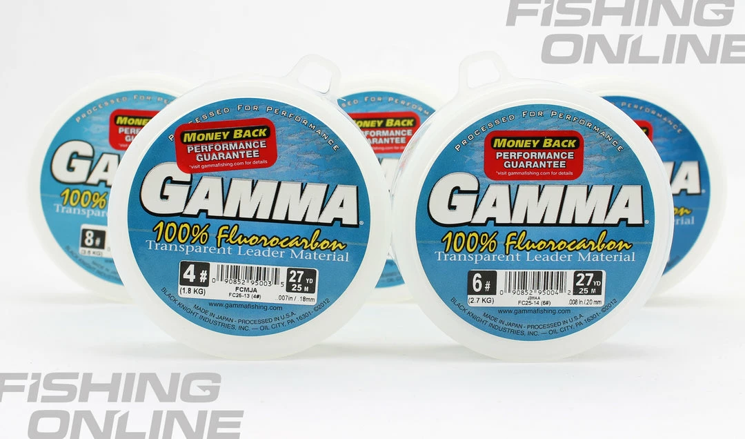 GAMMA 100% Fluorocarbon Transparent Leader Material