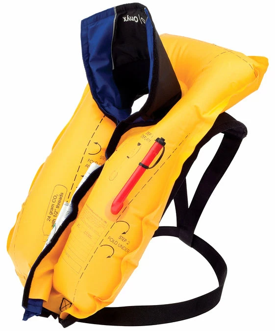 Onyx A/M-24 Inflatable Life Jacket Kayak Fishing