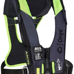 Kayak Fishing Onyx Impulse A/M-33 All Clear W/Harness Auto/Man IPFD