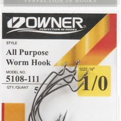 Terminal Tackle Owner All Purpose Soft Bait Hooks