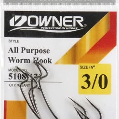 Terminal Tackle Owner All Purpose Soft Bait Hooks