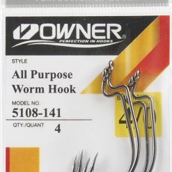 Terminal Tackle Owner All Purpose Soft Bait Hooks