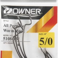 Terminal Tackle Owner All Purpose Soft Bait Hooks