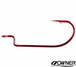 Owner Worm Offset Shank Hooks (Wide Gap) Terminal Tackle