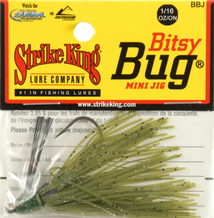 Strike King Lures Bitsy Bug Mini Jig