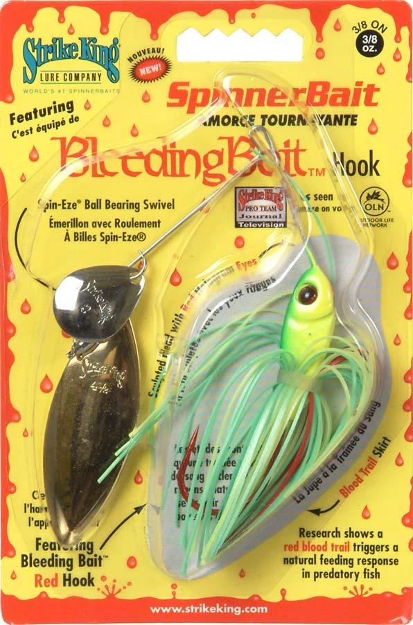 Strike King Lures Bleeding Bait SpinnerBait
