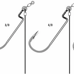 VMC Tokyo Rig Heavy Duty Worm - 2 Pack