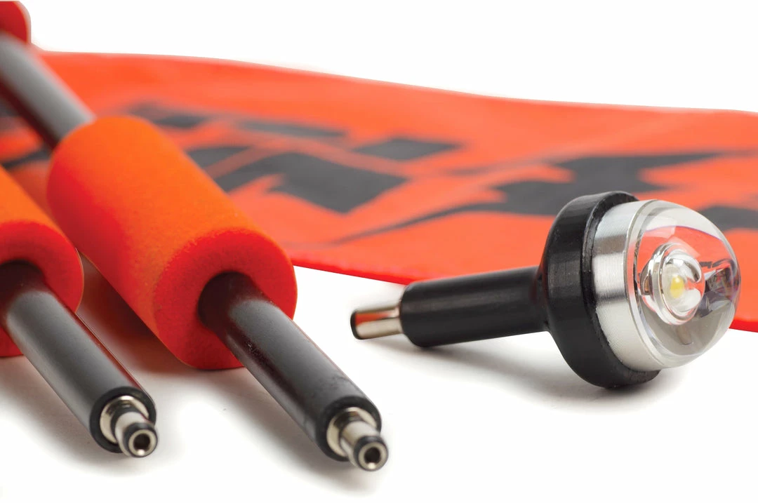 Yak-Power Lightning Rod Safety Light And Flag