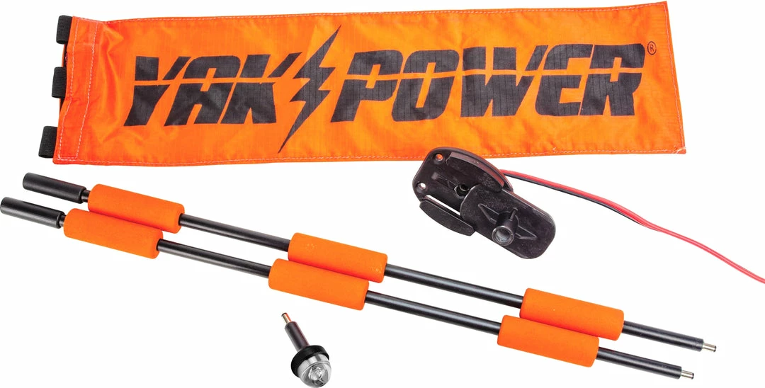 Yak-Power Lightning Rod Safety Light And Flag