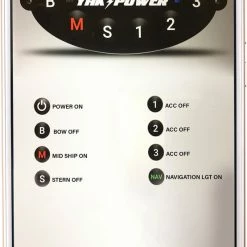 Yak-Power 8-Circuit Wireless Switching System With Bluetooth Control