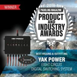 Yak-Power 8-Circuit Wireless Switching System With Bluetooth Control