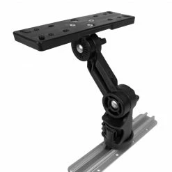 YakAttack Fishfinder Mount With Rectangular Plate Kayak Fishing