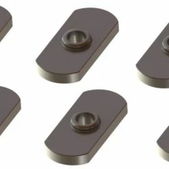 Kayak Fishing YakAttack Track Nut - 1/2" Wide W/ 1/4-20 Threads (6 Pack)